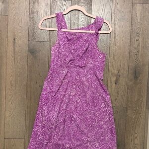 Athleta Workout Dress in Purple Swirl Pattern